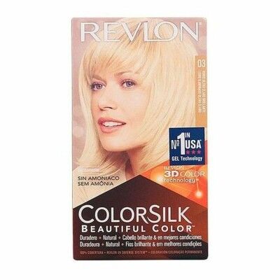 Dye No Ammonia Colorsilk Revlon RK-76789 Ultra Light Natural Blonde (1 Unit)