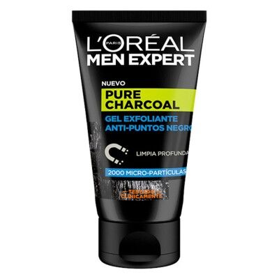 Exfoliant visage Pure Charcoal L'Oreal Make Up Men Expert (100 ml) 100 ml