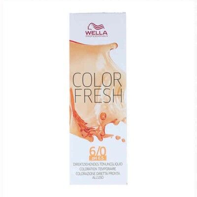 Teinture temporaire Color Fresh Wella Color Fresh Nº 6.0 (75 ml)