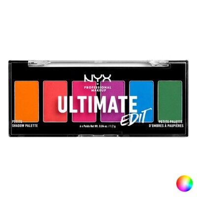Palette d'ombres à paupières Ultimate Edit NYX (1,2 g x 6)