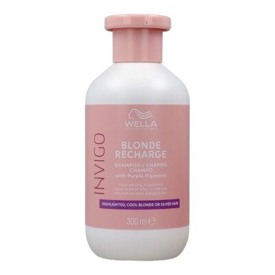 Shampoing Matifiant pour Cheveux Blonds Wella Invigo Blonde Recharge 300 ml