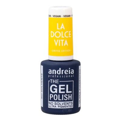 Smalto per unghie in gel Andreia La Dolce Vita DV4 Canary Yellow 10,5 ml