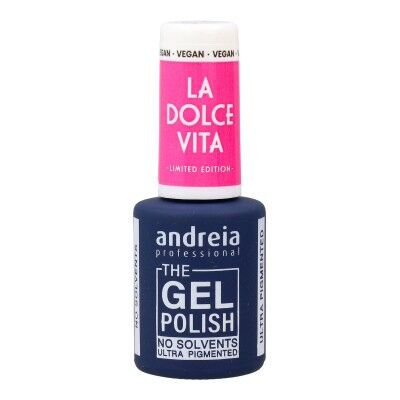 Vernis à ongles en gel Andreia La Dolce Vita DV5 Vibrant Pink 10,5 ml