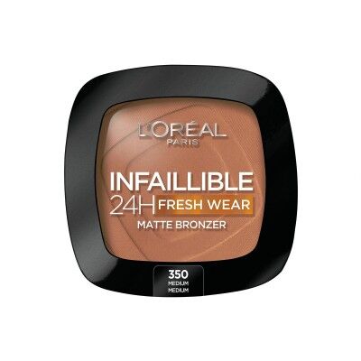 Kompakte Bräunungspulver L'Oreal Make Up Infaillible 350-medium moyen 24 Stunden (9 g)