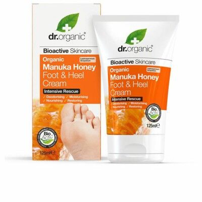 Crème hydratante pour les pieds Manuka Honey Dr.Organic Miel De Manuka 125 ml