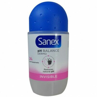 Desodorante Roll-On Sanex PH Balance Dermo Invisible (45 ml)
