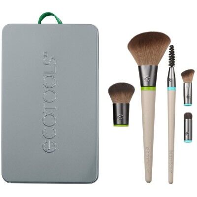 Set of Make-up Brushes Ecotools Daily Essentials Total Face Kit 8 Pieces