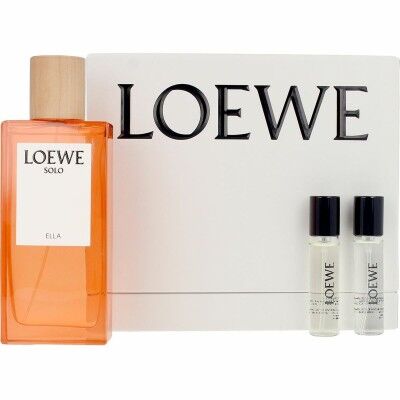 Women's Perfume Set Loewe Solo Ella 3 Pieces