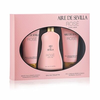 Set de Perfume Mujer Aire Sevilla Rose 3 Piezas