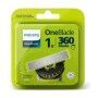 Replacement Shaver Blade Philips OneBlade Black/Green