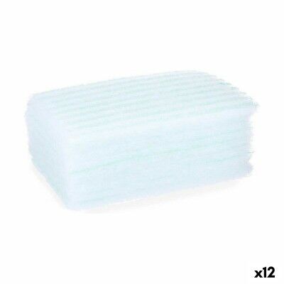 Körperschwamm Seife Blau Weiß 19,5 x 12 x 1,5 cm (12 Stück)
