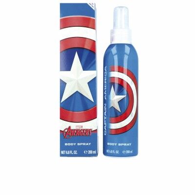 Perfume Infantil Cartoon EDT Captain America (200 ml)