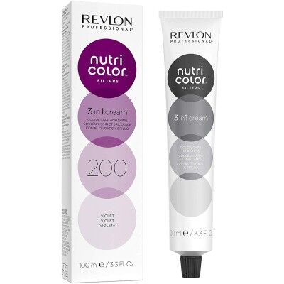 Tintura Permanente in Crema Revlon Nutri Color Filters Violetta Nº 200 (100 ml)